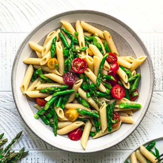 Asparagus Pasta Salad - Recipe photo by Share the Spice