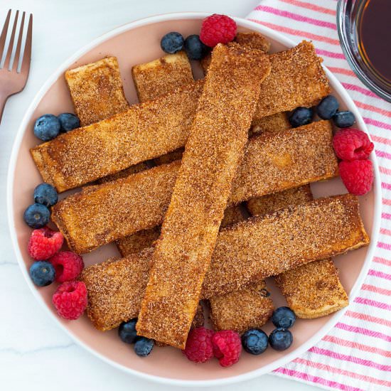 Naan French Toast Sticks - Recipe photo by Wearenotmartha