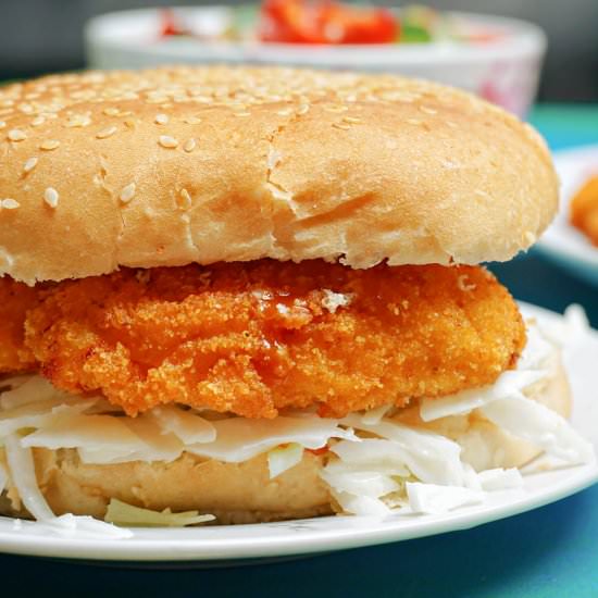 Buttermilk Fried Chicken Burger - Recipe photo by mygorgeousrecipes