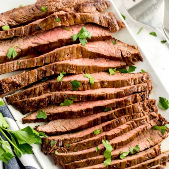 London Broil - Recipe photo by Lemon blossoms