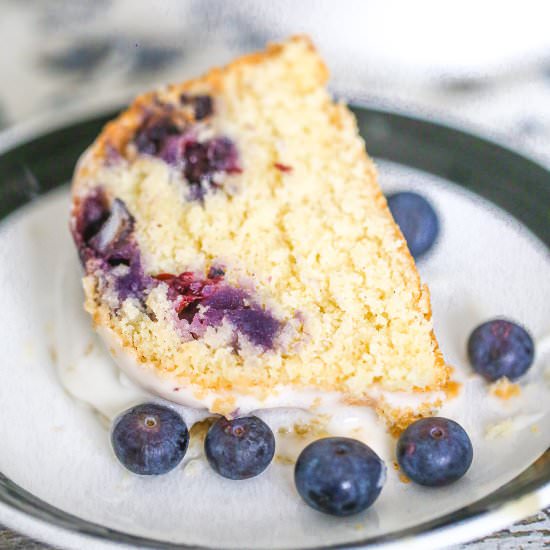 Lemon Blueberry Bundt Cake - Recipe photo by thebakingchocolatess