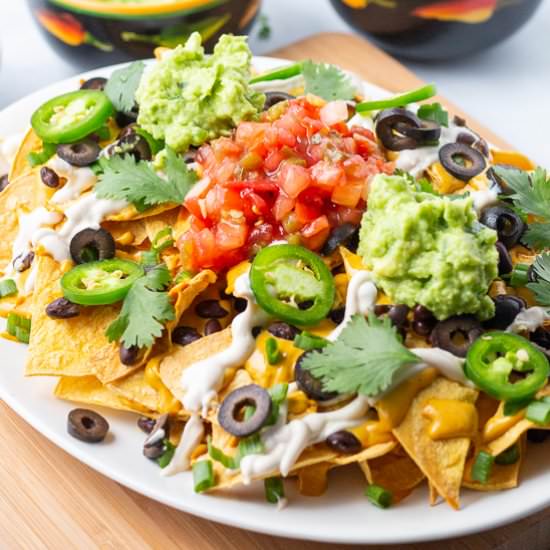Vegan Nachos – Oil Free! - Recipe photo by aplantifulpath