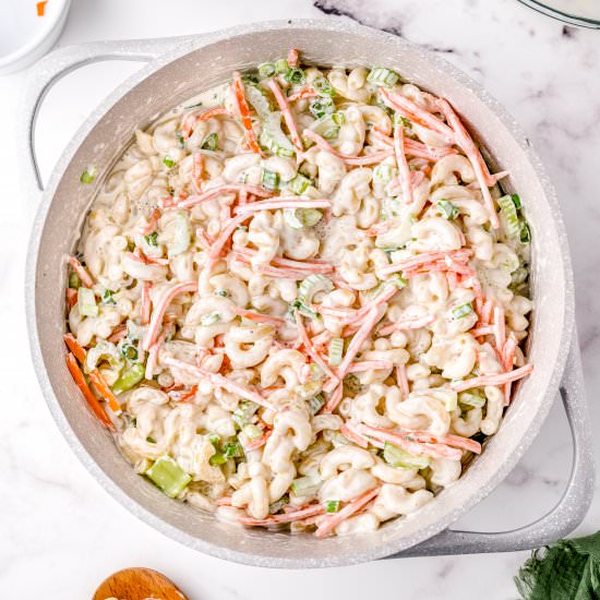 Hawaiian Macaroni Salad - Recipe photo by EasyBudgetRecipes