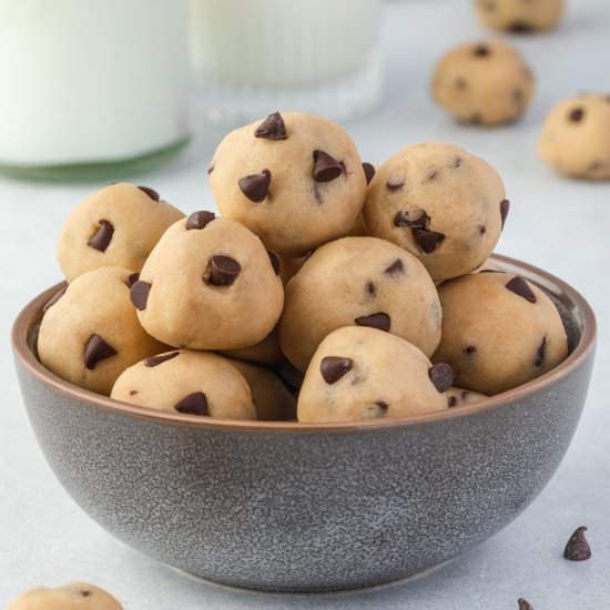 No Bake Cookie Dough Bites - Recipe photo by stateofdinner