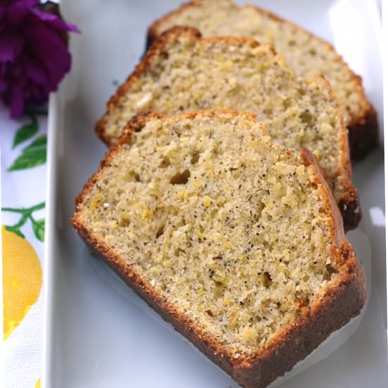 Dorie's lemon cornmeal cake - Recipe photo by Food Gal