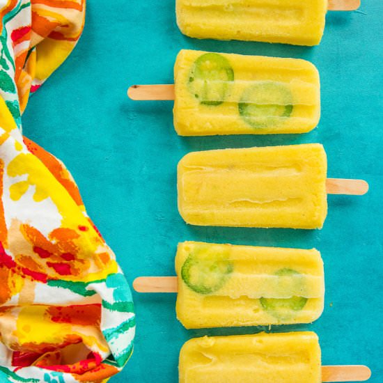 Spicy Pineapple Paletas - Recipe photo by senseandedibility