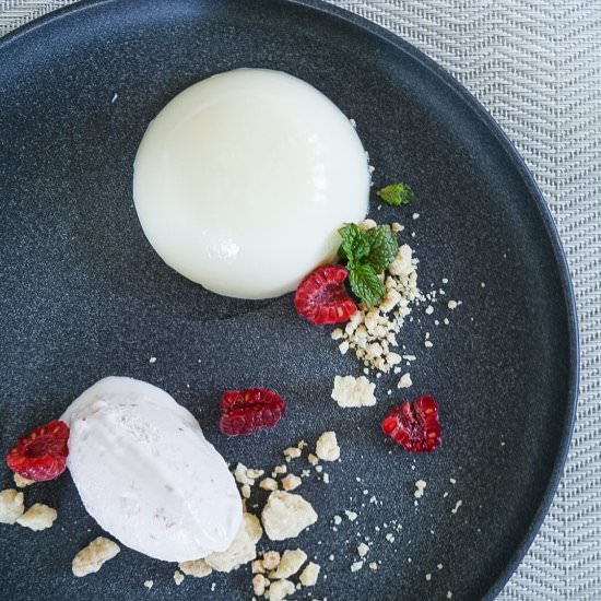 Yuzu Panna Cotta - Recipe photo by cookingwithteamj