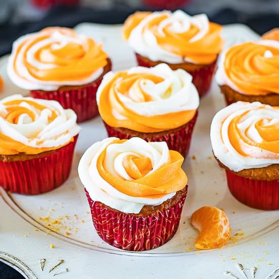 Eggless Orange Cupcakes - Recipe photo by ruchiskitchen