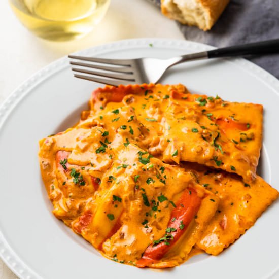 Easy Sauce For Lobster Ravioli - Recipe photo by garlic and zest