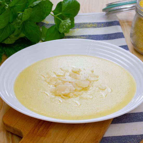Polenta with Parmesan and butter - Recipe photo by mecooks.com