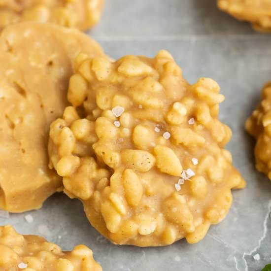 Peanut Butter Rice Krispie Cookies - Recipe photo by CallMePMc