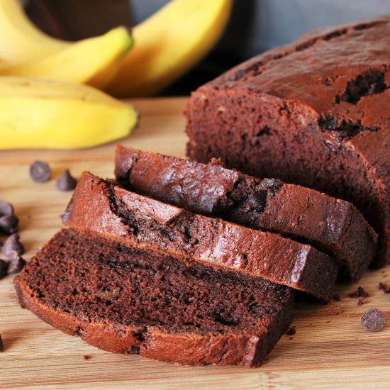 Chocolate Banana Bread - Recipe photo by thekitchenismyplayground