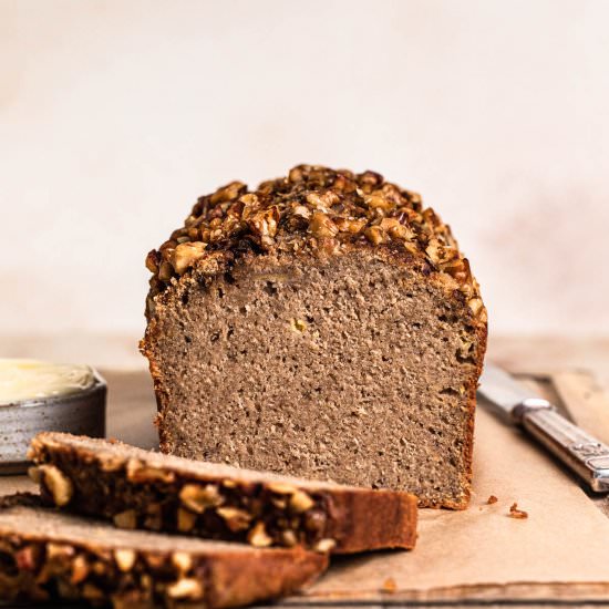 One Bowl Buckwheat Banana Bread - Recipe photo by Our Nourishing Table