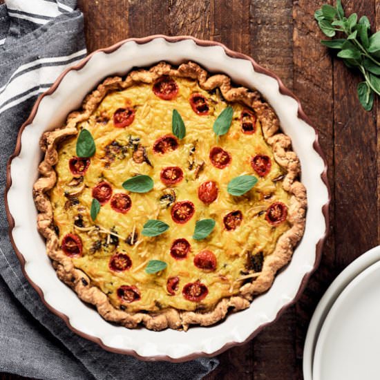 JUST Egg Quiche - Recipe photo by Resplendent Kitchen