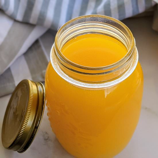 How to make ghee from butter - Recipe photo by vegbyswati