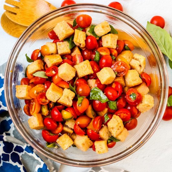 Sourdough Panzanella Bread Salad - Recipe photo by amykatz