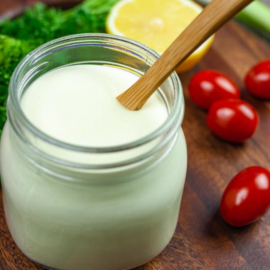 Crème Fraiche and Lemon Dressing - Recipe photo by Rad Foodie