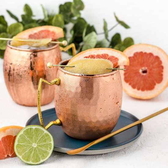 Grapefruit Ginger Beer Mocktail - Recipe photo by Entirely Elizabeth