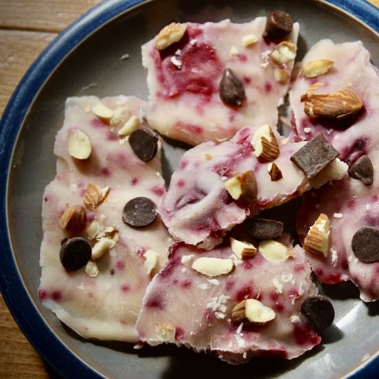 Plant-Based Yogurt Bark - Recipe photo by PB with J