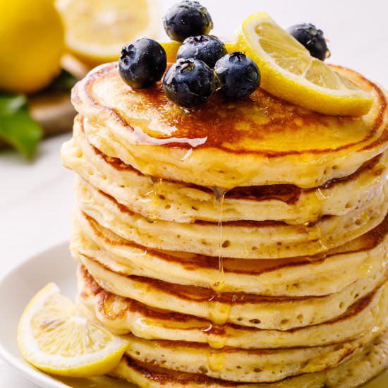 Lemon-Ricotta Pancakes - Recipe photo by AllThingsMamma