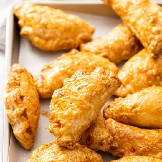 Easy Vegetarian Pasties - Recipe photo by itsnotcomplicatedrecipes