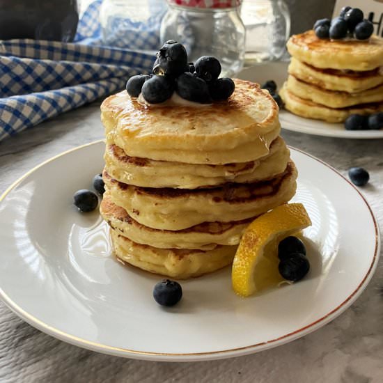 Lemon Ricotta Pancakes - Recipe photo by Girlwithaspatula