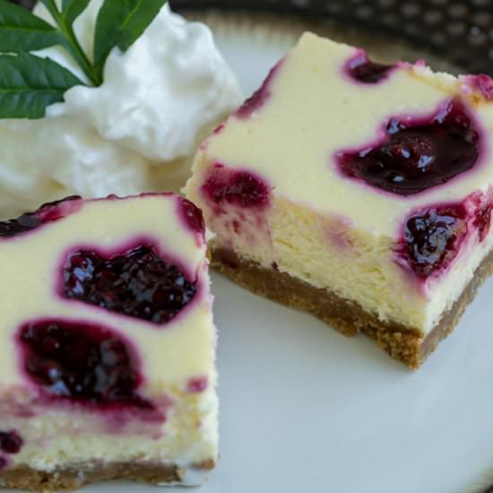Blackberry Lemon Cheesecake Bites - Recipe photo by Mycookiejourney