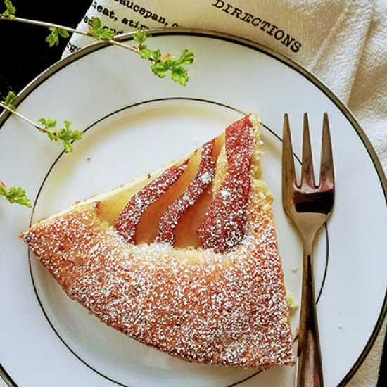 Cardamom Pear Cake - Recipe photo by The Inspirational Nook