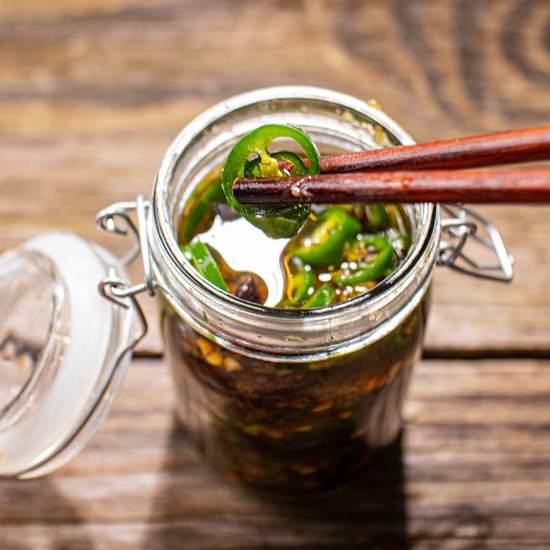 Pickled Chilies - Recipe photo by Absolute Foodie