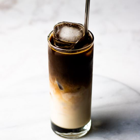 Iced Almond Milk Latte - Recipe photo by LifesLittleSweets
