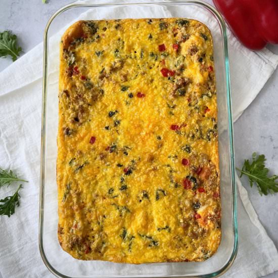 Just Egg Breakfast Casserole - Recipe photo by serenetrail