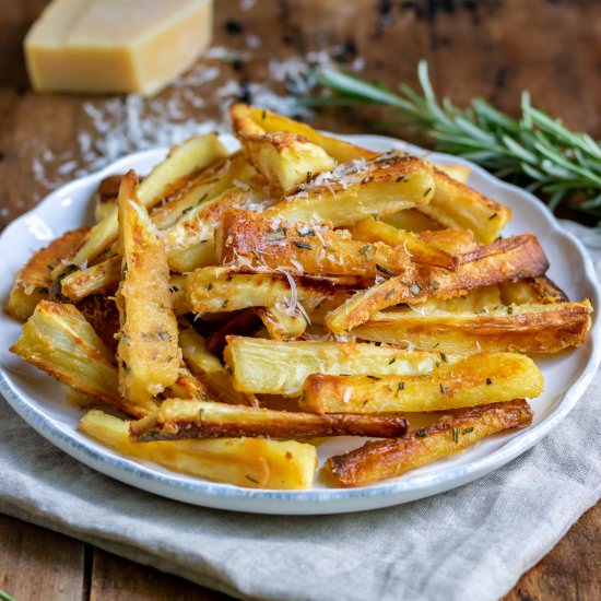 Parmesan Roasted Parsnips - Recipe photo by veggie desserts