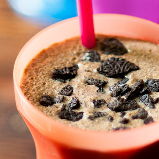 Mocha Caramel Latte Oreo Milkshakes - Recipe photo by Chicken Fried Kitchen
