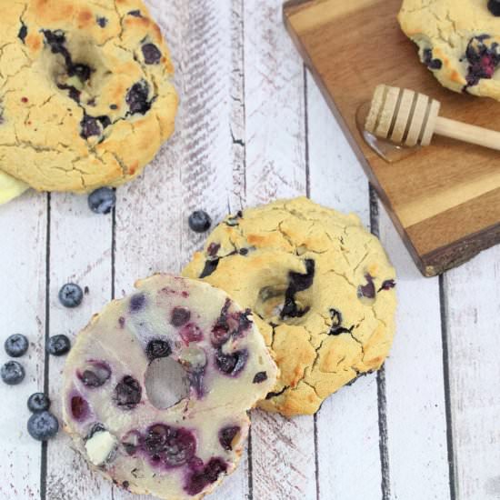Gluten-Free Blueberry Bagels - Recipe photo by Fitasamamabear