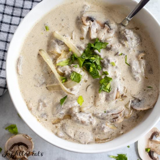 Lamb Stroganoff - Recipe photo by Joy Filled Eats