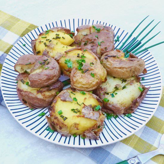 Crispy Chive Potatoes - Recipe photo by anothertablespoon