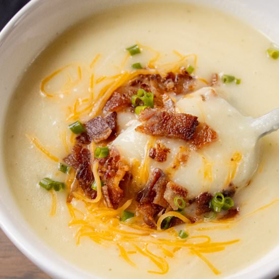 4 Ingredient Potato Soup - Recipe photo by MeganVsKitchen