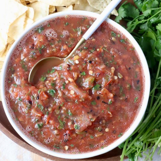 10 Minute Homemade Salsa - Recipe photo by Whitney Bond