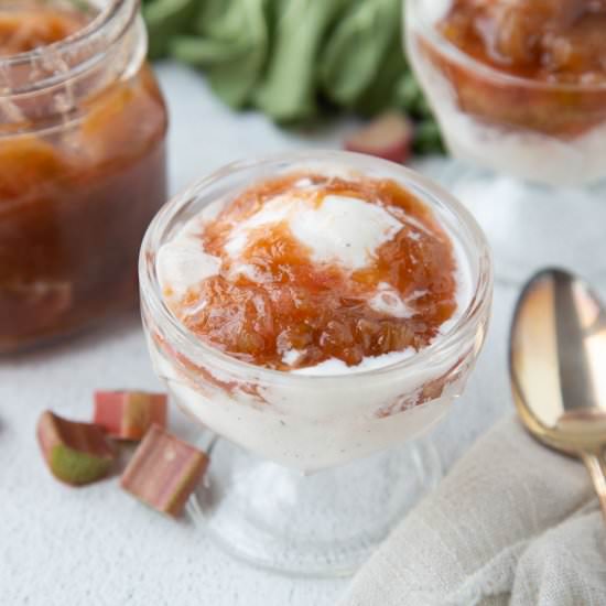 Rhubarb Sauce - Recipe photo by giftofhospitality