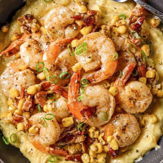 Cajun Shrimp & White Cheddar Cheese - Recipe photo by mustlovegarlic