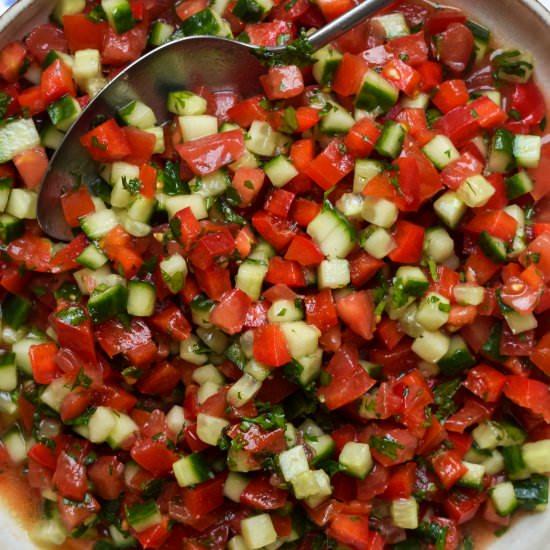 Israeli Salad - Recipe photo by missrachelphipps