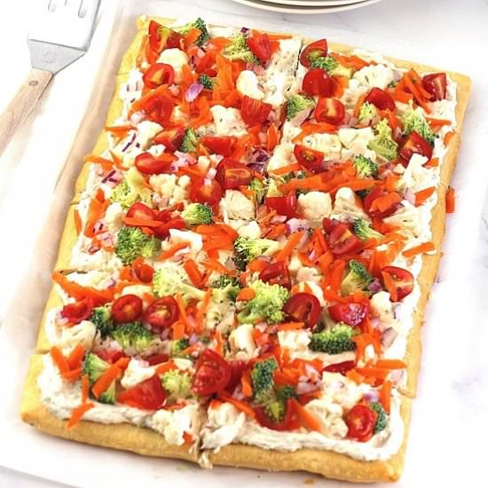 cold veggie pizza - Recipe photo by nowcookthis
