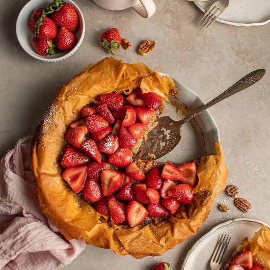 Baklava pudding pie - Recipe photo by cherryonmysundae