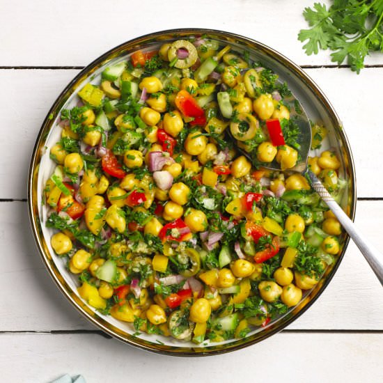 Chickpea Salad - Recipe photo by Funfoodandfrolic