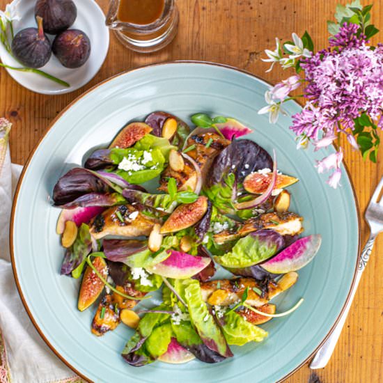 Fig & Herb Balsamic Dressing - Recipe photo by a zest for life