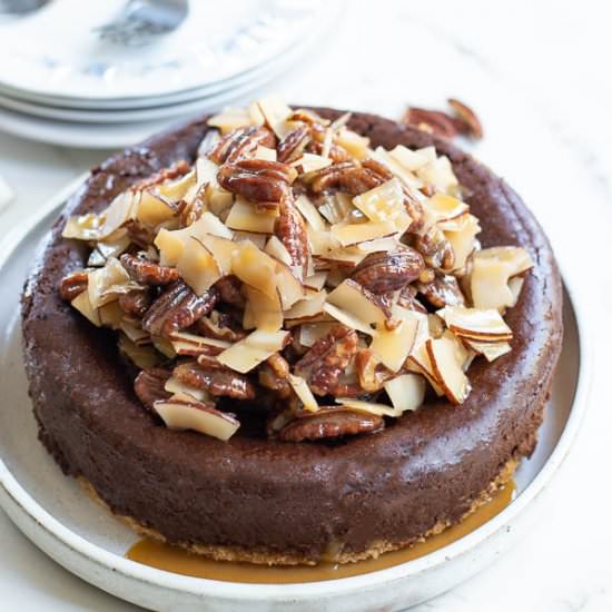 German Chocolate Cheesecake - Recipe photo by CallMePMc