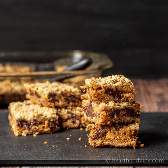 Seven Layer Bars - Recipe photo by hearthandvine