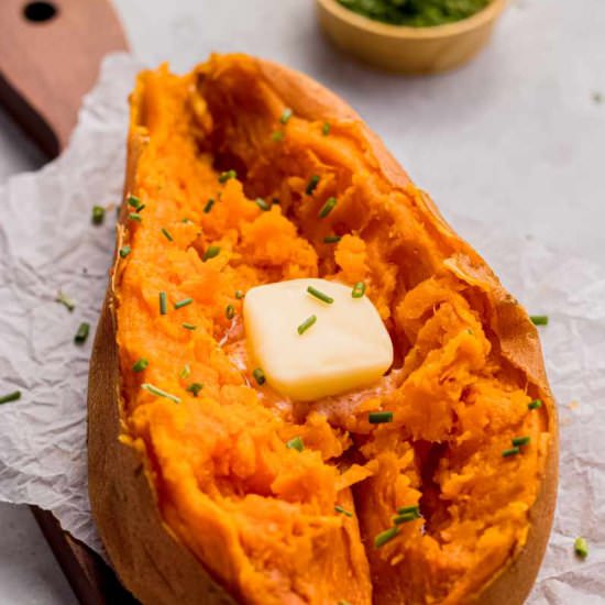 Instant Pot Sweet Potatoes - Recipe photo by wholefully
