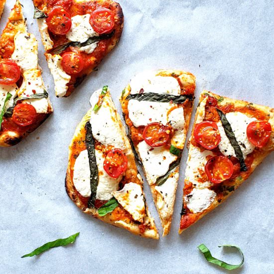 Air Fryer Naan Pizza - Recipe photo by ProfusionCurry