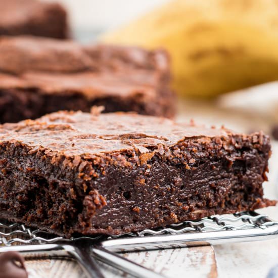 Banana Brownies - Recipe photo by thecaglediaries